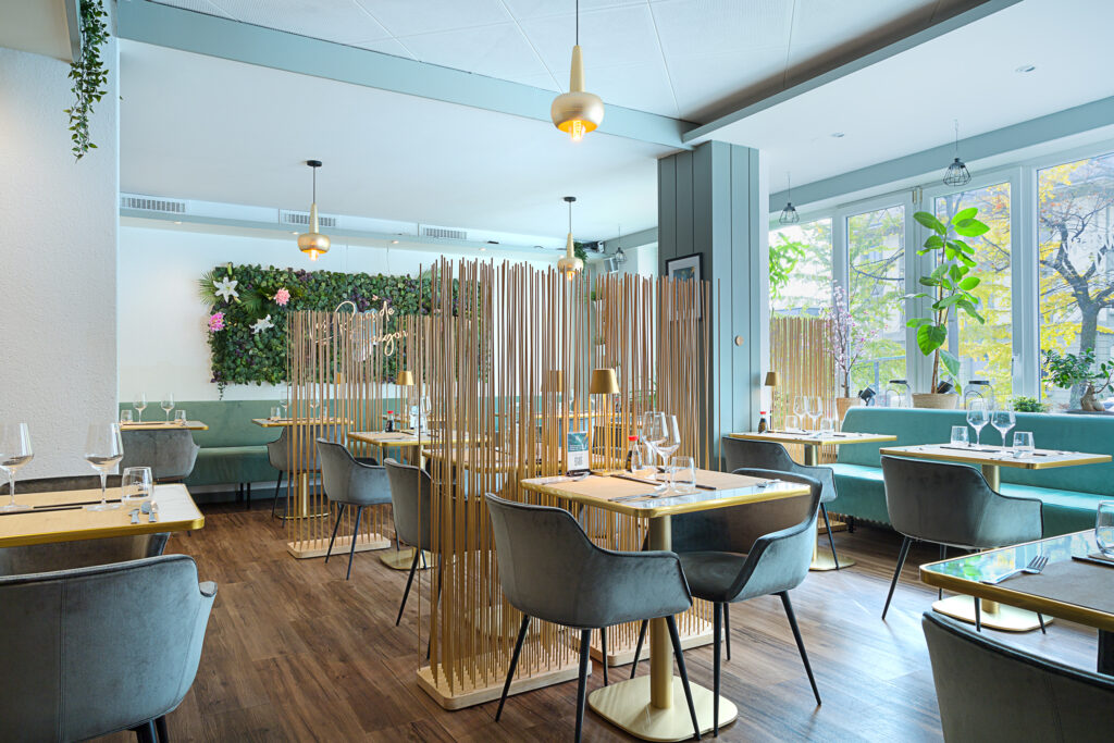 Photographie immobilière d'un restaurant asiatique à Lausanne en Suisse